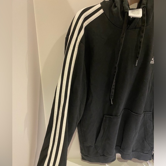 Adidas Men’s Essentials Fleece Three Stripe Hoodie. - Picture 7 of 7
